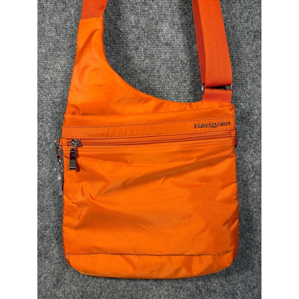 Hedgren Inner City Eye Crossbody Bag Pumpkin Orange Polyamide Travel Purse
